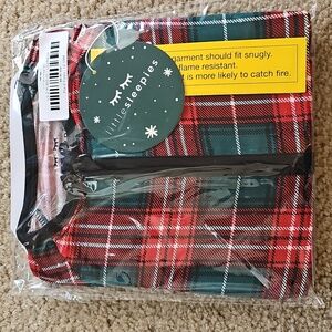 Little Sleepies Fireside Plaid Bamboo Zippy 12-18M